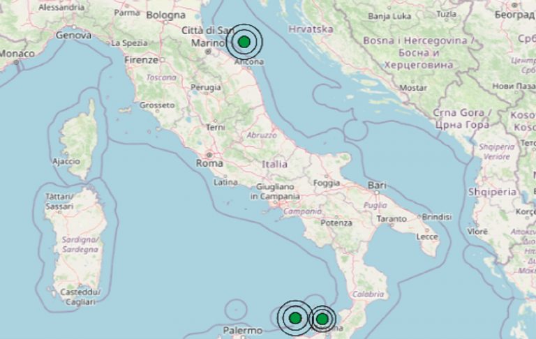 Terremoto oggi in Italia, venerdì 4 ottobre 2024: scosse in varie regioni – Dati dell’INGV