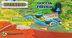 Meteo - Weekend tutto sommato autunnale, con piogge e temporali sempre presenti: i dettagli