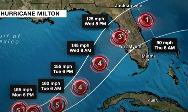 Uragano Milton in diretta live, è scontro tra Harris e Trump: ecco quando colpirà, ultimi aggiornamenti