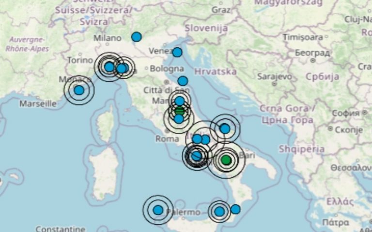 Terremoto oggi, domenica 13 ottobre 2024, scossa registrata nel Lazio – Dati Ingv