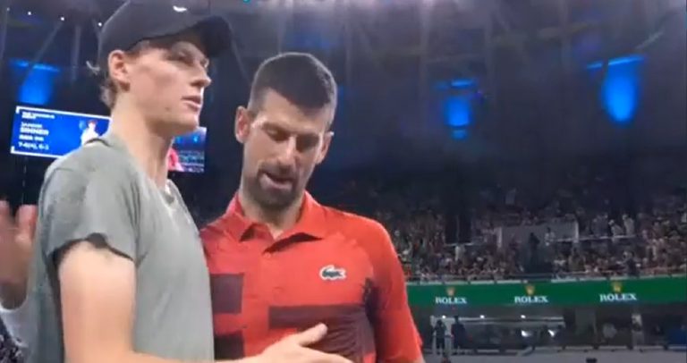 Djokovic rivela un particolare su Sinner che non tutti hanno notato: ”Ecco perché…”