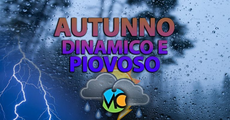 Meteo – Il maltempo frequente potrebbe traghettare l’Italia fino a Novembre, ecco la tendenza