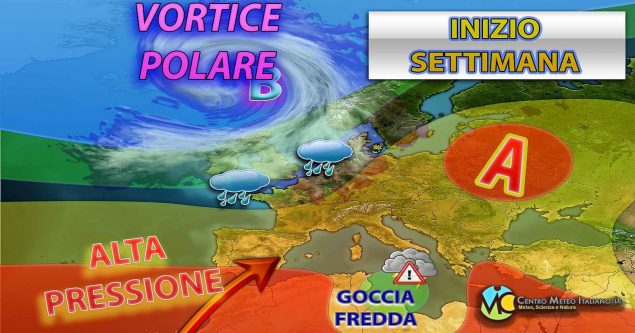 Meteo - Circolazione depressionaria insisterà nel Mediterraneo ad inizio settimana prossima: i dettagli