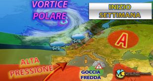 Meteo - Circolazione depressionaria insisterà nel Mediterraneo ad inizio settimana prossima: i dettagli