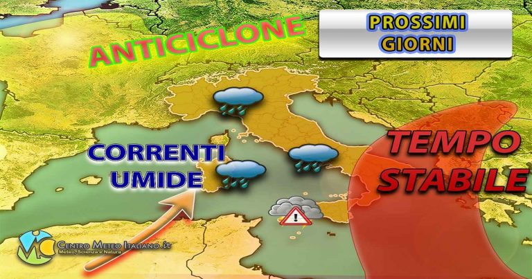 Meteo Italia – finale di ottobre tra piogge e alta pressione, vediamo la tendenza con gli ultimi aggiornamenti