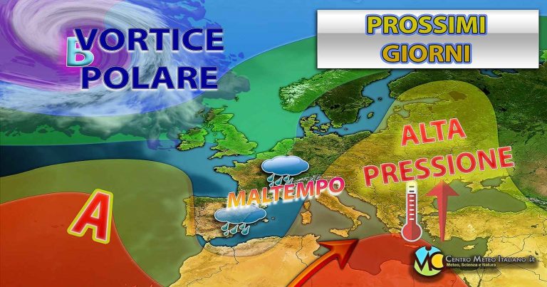 Meteo – Flusso perturbato tiene l’Italia ostaggio del maltempo nei prossimi giorni: i dettagli