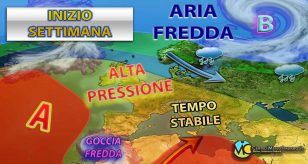 Meteo - Autunno in stand-by all'inizio della prossima settimana grazie all'espansione dell'Anticiclone? La tendenza