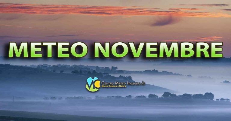 Meteo – Novembre al via con l’alta pressione, tempo stabile e tanto sole in Italia, ma anche nebbie e nubi basse