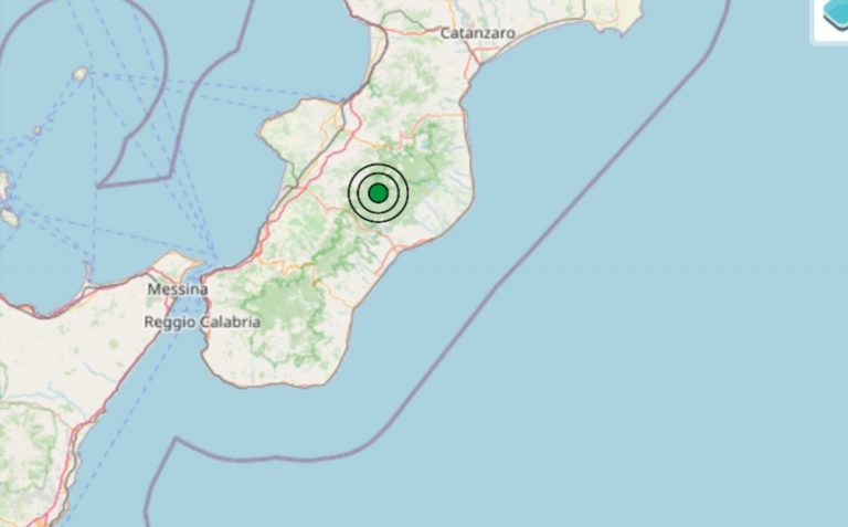 Terremoto oggi, scossa M 2.7 in Calabria, nella provincia di Vibo Valentia: i dati Ingv