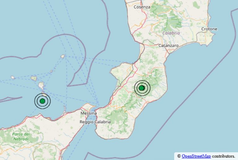 Terremoto in Italia oggi, 31 ottobre 2024: doppia scossa in Calabria – Dati dell’INGV