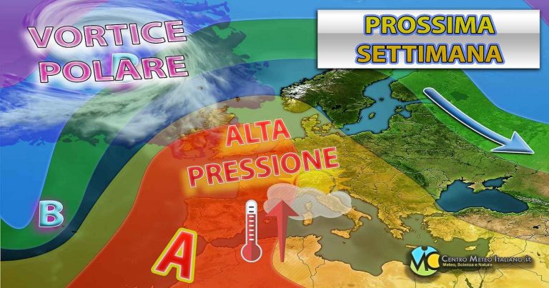 Meteo – Inizio di settimana tendenzialmente più nuvoloso, ma sempre stabile e asciutto: i dettagli