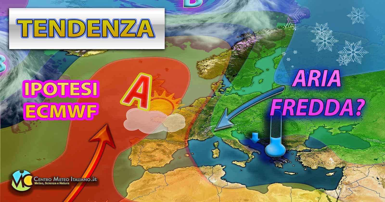 Dopo il weekend aria più fredda che si affaccia dai quadranti orientali