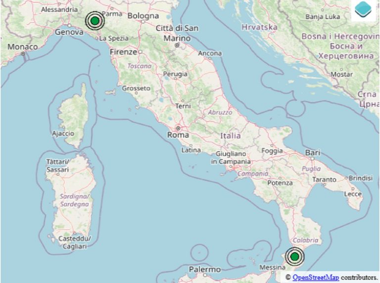 Terremoto in Italia oggi, 8 novembre 2024: scosse in due regioni – Dati dell’INGV