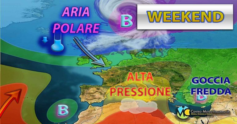 Meteo Italia – Residuo maltempo al Sud, generale miglioramento nel weekend, poi possibile irruzione polare Meteo Italia – Residuo maltempo al Sud, generale miglioramento nel weekend, poi possibile irruzione polare