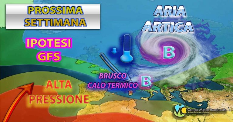 Meteo – Possibile affondo artico la prossima settimana, l’Italia potrebbe piombare in inverno con freddo e neve Meteo – Possibile affondo artico la prossima settimana, l’Italia potrebbe piombare in inverno con freddo e neve