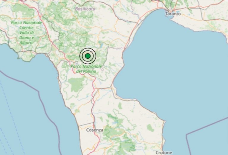 Terremoto oggi in Basilicata, 16 novembre: scossa M 2.7 in provincia di Potenza, dati INGV