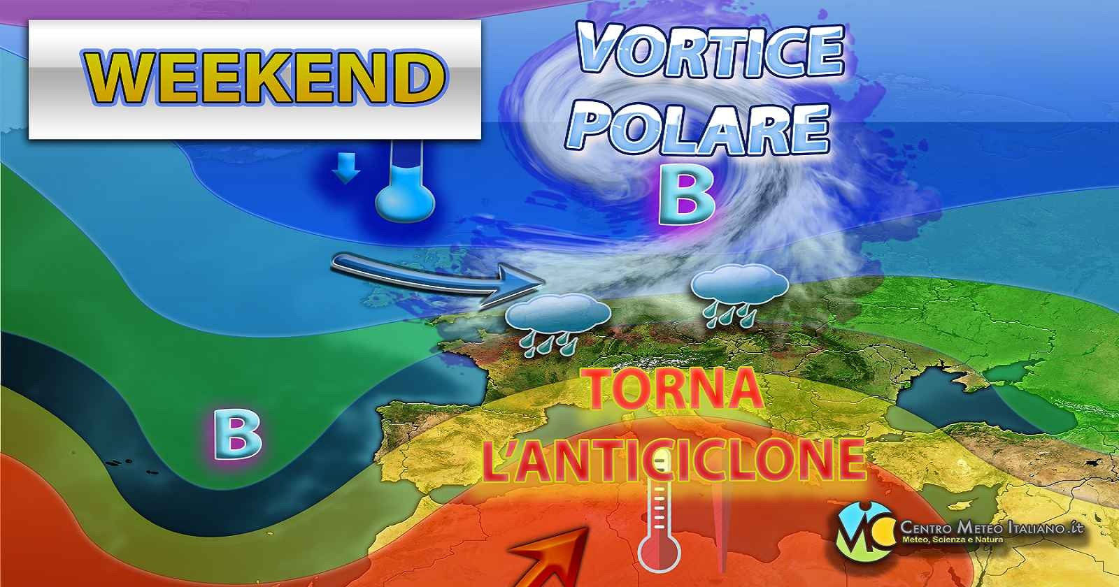 Meteo - Super Anticiclone in elevazione nel Weekend, con il ritorno della stabilità e clima più mite: i dettagli