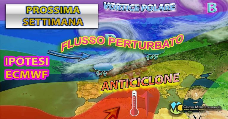 Meteo – Prossima settimana stabile almeno per i primi giorni e con clima anche piuttosto mite. Ecco la tendenza