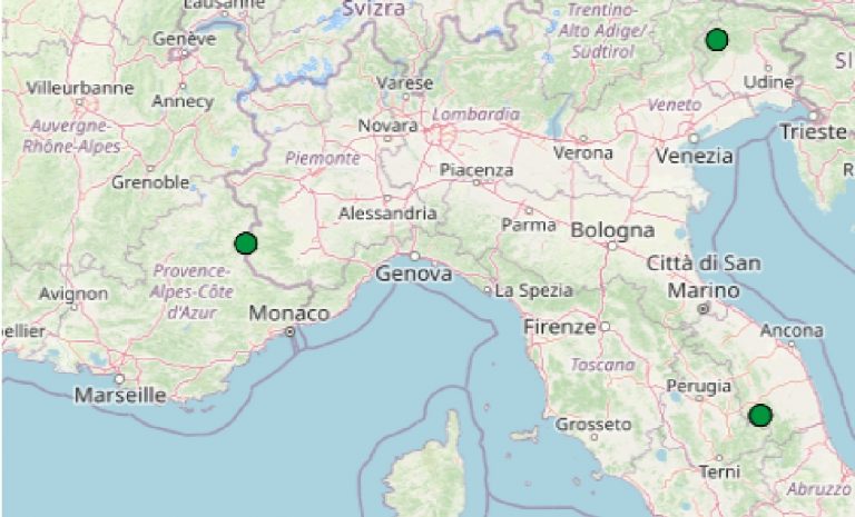 Terremoto in Italia oggi, venerdì 22 novembre 2024: scosse in varie regioni – Dati dell’INGV