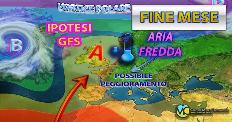 Meteo – Rapido affondo freddo porta maltempo e calo delle temperature nel weekend Meteo – Rapido affondo freddo porta maltempo e calo delle temperature nel weekend