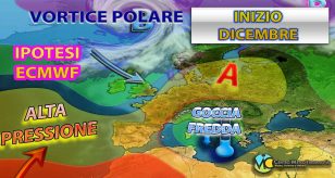 Meteo Italia - goccia fredda in vista tra fine novembre e inizio dicembre