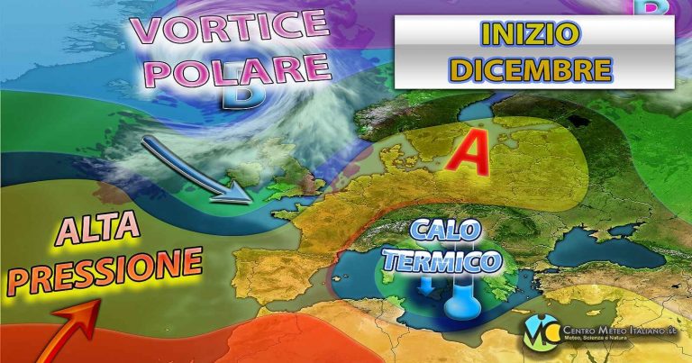 Meteo – Flusso artico tiene ostaggio l’Italia per inizio Dicembre, ma con poco maltempo: i dettagli