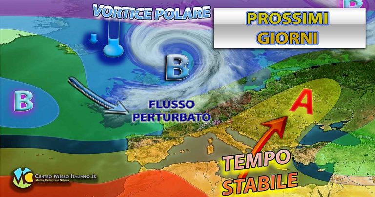 Meteo – Anticiclone prevale, ma con insidia maltempo sempre presente nei prossimi giorni: i dettagli