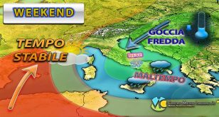 Meteo - Assalto artico per il Weekend con temperature e neve in abbassamento: i dettagli