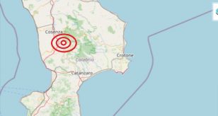 terremoto oggi in Calabria