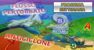 Meteo - Cambia tutto per la prossima settimana, Dicembre parte con maltempo e neve in montagna: i dettagli