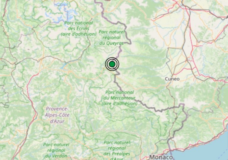 Terremoto oggi in Piemonte, scossa M 4.0 avvertita in provincia di Cuneo – Dati INGV