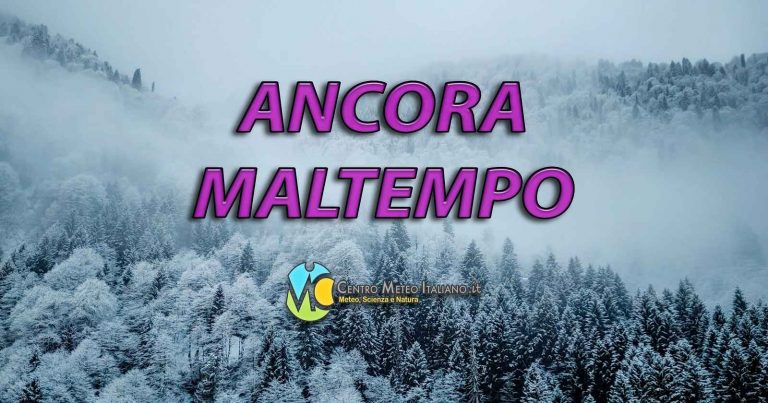 Meteo Italia – maltempo oggi con piogge, temporali e neve ma alta pressione in vista con marzo