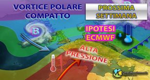 Meteo Italia - robusto anticiclone punta il Mediterraneo