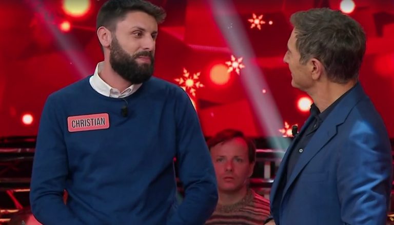 Christian Giordano eliminato a “L’Eredità”, il saluto misterioso: “Voglio…”