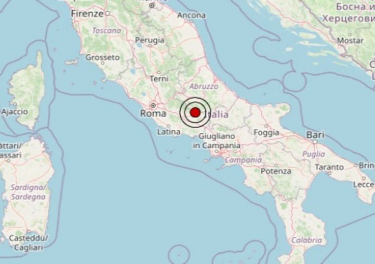 Terremoto oggi nel Lazio, giovedì 19 dicembre 2024: scossa in provincia di Frosinone. Epicentro e dati ufficiali Ingv