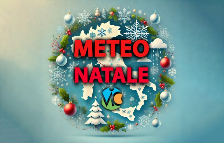 Meteo Natale – Ecco dove arriverà la neve in Italia tra la Vigilia e Santo Stefano