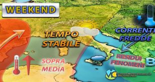 Meteo - Alle porte di un Weekend di stabilità e bel tempo, grazie all'Anticiclone azzorriano: i dettagli