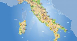 Previsioni meteo in Italia per domani 1 gennaio 2025