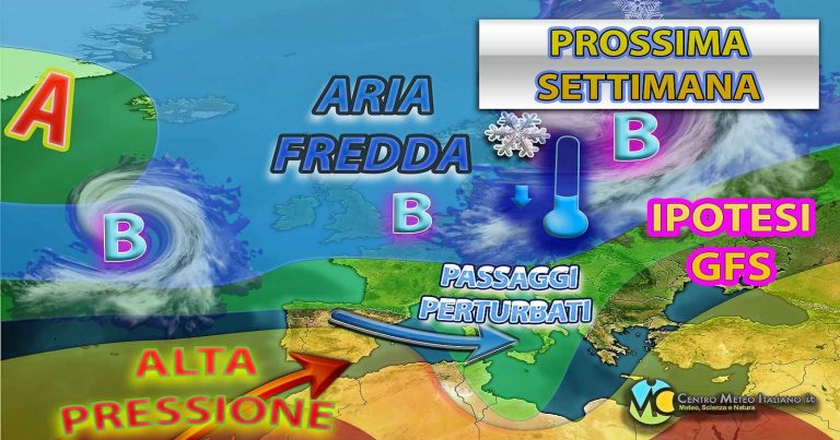 Meteo – Gennaio fin qui stabile, ma nei prossimi giorni dinamicità in aumento con possibili perturbazioni invernali