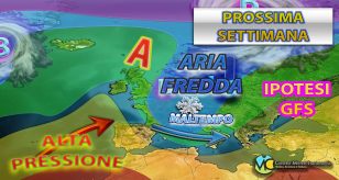 Meteo - Movimenti invernali per il prosieguo di Gennaio, con possibilità di una serie di affondi artici: la tendenza