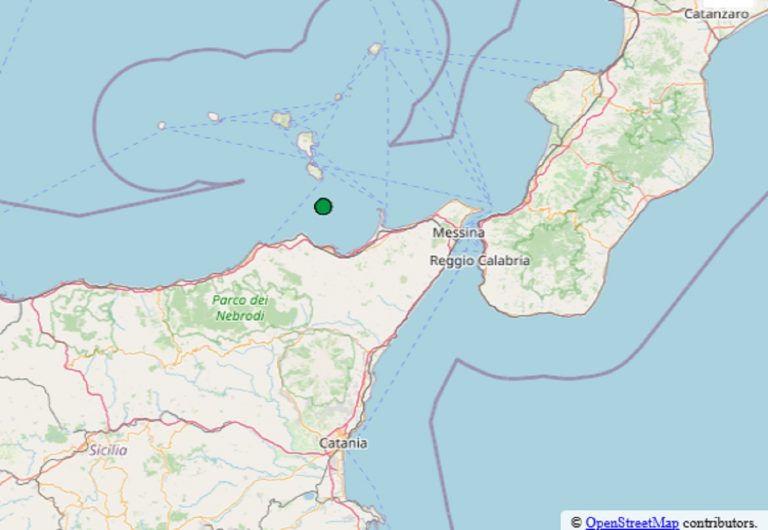 Terremoto oggi Sicilia, 6 gennaio 2025: scossa in provincia di Messina – Dati INGV