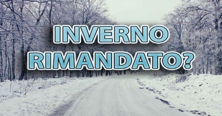 Meteo – Inverno zoppicante, breve passaggio di maltempo in arrivo, poi nuovo miglioramento: i dettagli