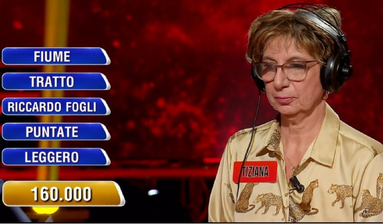 L’Eredità, chi è Tiziana, la nuova campionessa che ha vinto 160.000 euro alla ”ghigliottina”