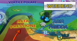 Meteo - Impulso artico in arrivo in Italia nel Weekend, con nuovo peggioramento in arrivo: i dettagli