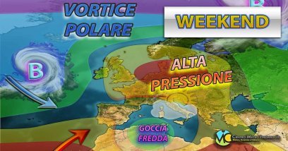 Goccia fredda e possibile maltempo nel weekend