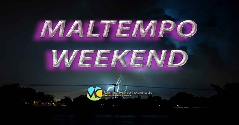 Meteo Italia – intensa fase di maltempo che potrebbe colpire alcune regioni entro il prossimo weekend