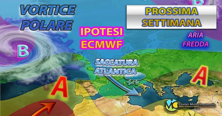 Meteo – L’Inverno si maschera di Autunno con nuovo impulso perturbato ad inizio settimana: i dettagli Meteo – L’Inverno si maschera di Autunno con nuovo impulso perturbato ad inizio settimana: i dettagli