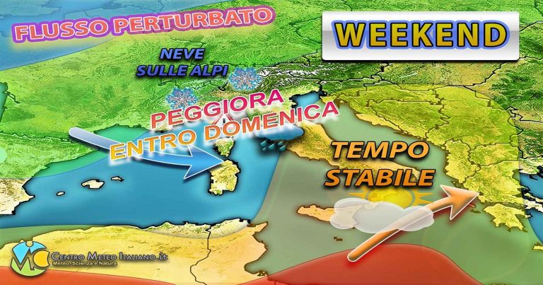 Meteo – Forte maltempo con nevicate e possibilità di nubifragi in arrivo in Italia: ecco quando e dove