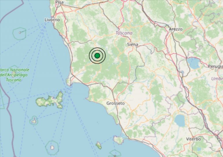 Terremoto oggi in Toscana, 27 gennaio: scossa M 2.6 in provincia di Pisa – Dati INGV Terremoto oggi in Toscana, 27 gennaio: scossa M 2.6 in provincia di Pisa – Dati INGV
