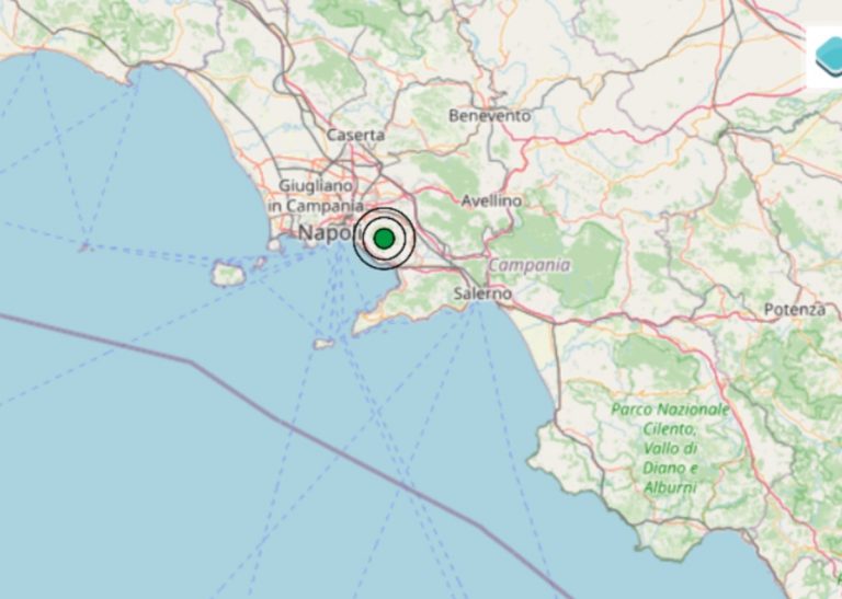 Terremoto oggi in Campania, 28 gennaio: scossa di M 2.6 sul Vesuvio – Dati INGV